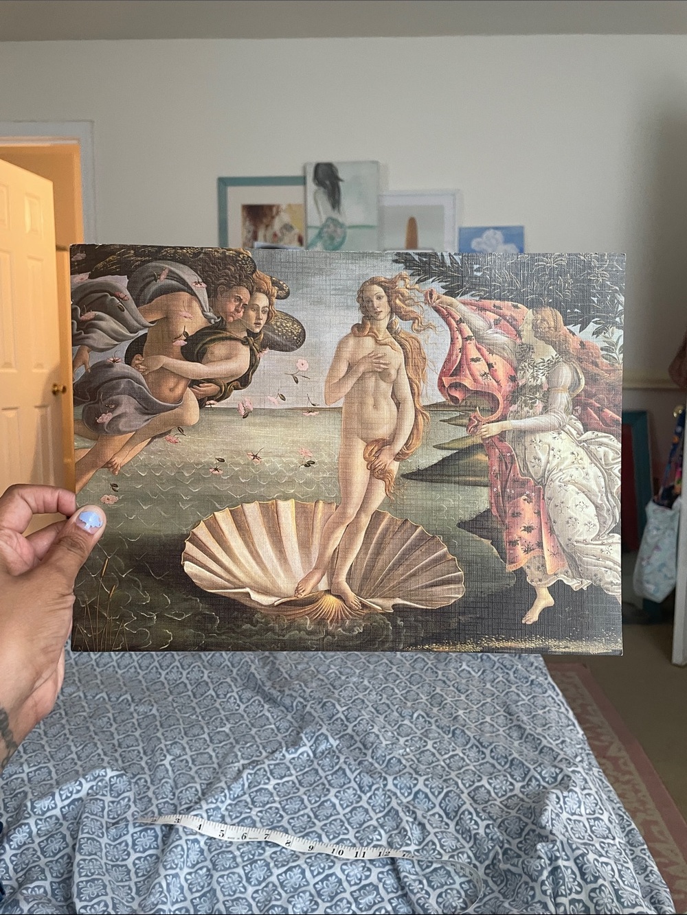 Renaissance Style 'Birth of Venus' Canvas Art - Nude Venus in Shell print